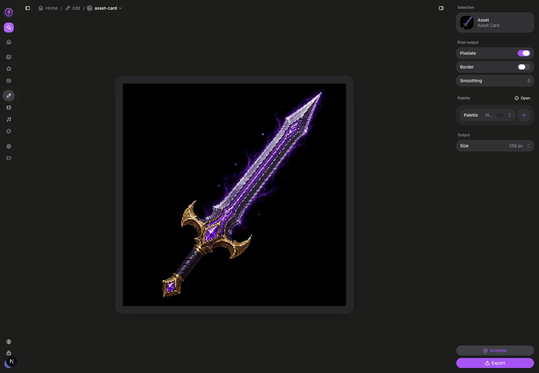 Spritefy visual editor